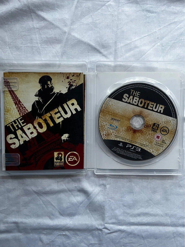 Playstation 3 PS3 The Saboteur Game include manual