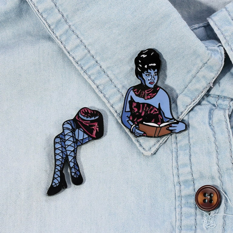 Beetlejuice Magician’s Assistant 2pcs Enamel Pin Badge