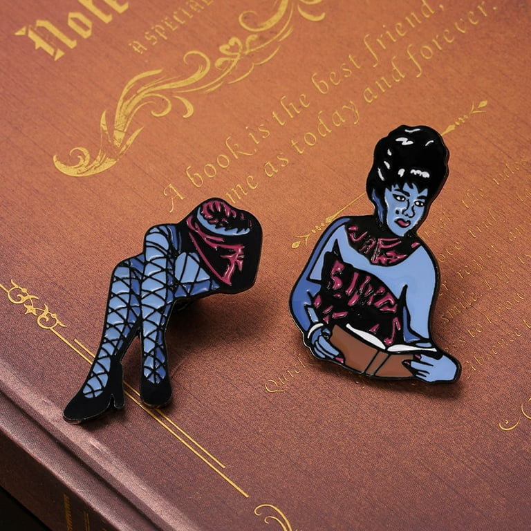 Beetlejuice Magician’s Assistant 2pcs Enamel Pin Badge