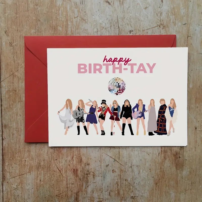 Taylor Swift Fan Happy Birth-Tay Greeting Card